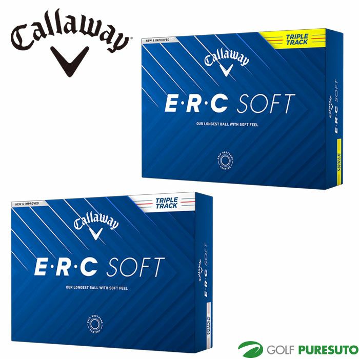キャロウェイ E・R・C SOFT ゴルフボール ○2025年モデル○ 1ダース