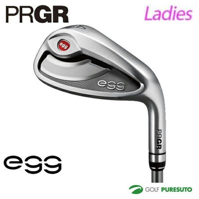 【レディース】プロギアNEWeggアイアン4本セット（#7～9、PW）オリジナルカーボンシャフト2019年モデル[日本仕様][PRGRニューエッグ]