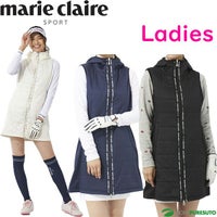 【レディース】マリ・クレール異素材チュニック732-404ゴルフウェア