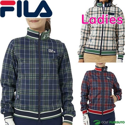 【レディース】フィラゴルフ長袖フルジップボンディングジャケット792-208アウターゴルフウェア