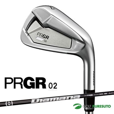 プロギア02アイアン単品（#4、#5）2023年モデルDiamanaFORPRGRカーボンシャフト[PRGRIRONS02][アイアンセット]