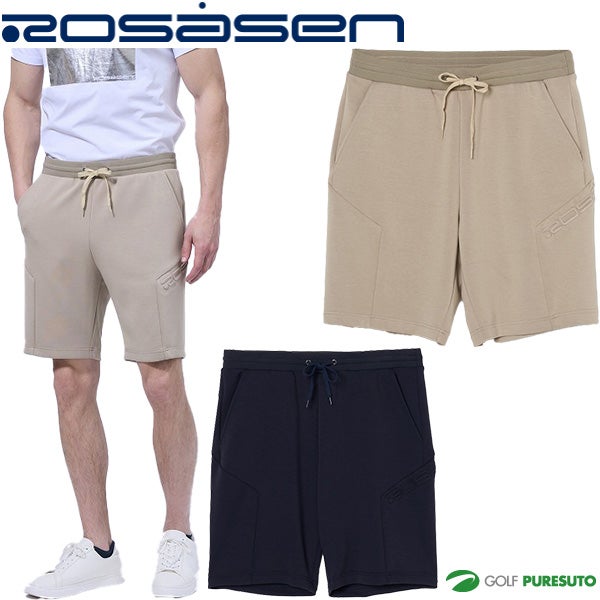 ロサーセンショートパンツA-Lineダンボールニットメンズ047-73411ボトムス短パンハーフパンツゴルフウェア2025年春夏モデルROSASEN春夏ウェア