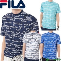 フィラゴルフ半袖モックネックシャツメンズ743-602ストレッチゴルフウェア