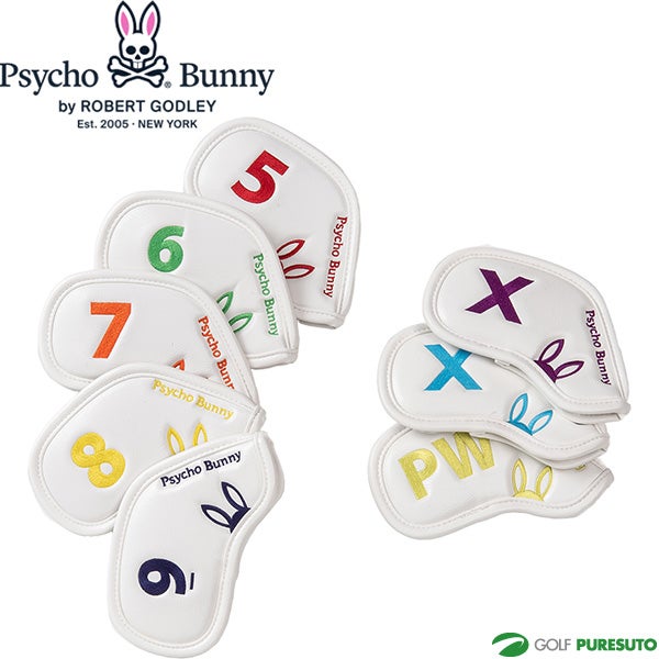 サイコバニーアイアンカバーアートロゴ8個セットPBMG3SH4PBARTLOGOヘッドカバーアインガード