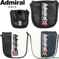アドミラルゴルフパターカバーマレット型ADMG3BH4ヘッドカバー2023年秋冬モデルAdmiralGolfメンズレディースユニセックスマレットタイプマレット用
