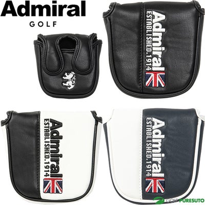 アドミラルゴルフパターカバーマレット型ADMG3BH4ヘッドカバー2023年秋冬モデルAdmiralGolfメンズレディースユニセックスマレットタイプマレット用