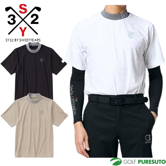 SY32 by SWEET YEARS SYG PIN JQ MOCK モックネックシャツ SYG-26S1-28