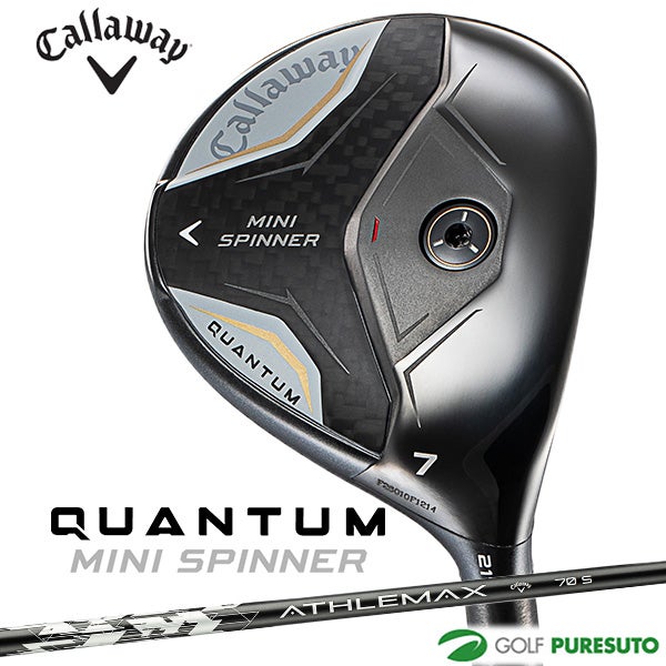キャロウェイ QUANTUM MINI SPINNERフェアウェイウッド ATHLETEMAX（60