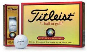 タイトリストHVCSOFTDISTANCEゴルフボール1ダース(12球)[Titleistソフトディスタンス]【■Ac■】
