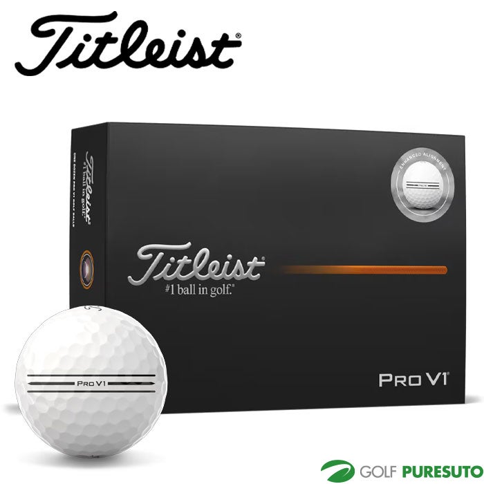 タイトリストゴルフボールTitleistProV1AIMEnhanced1ダース（12球入り）●2025年モデル●Titleist