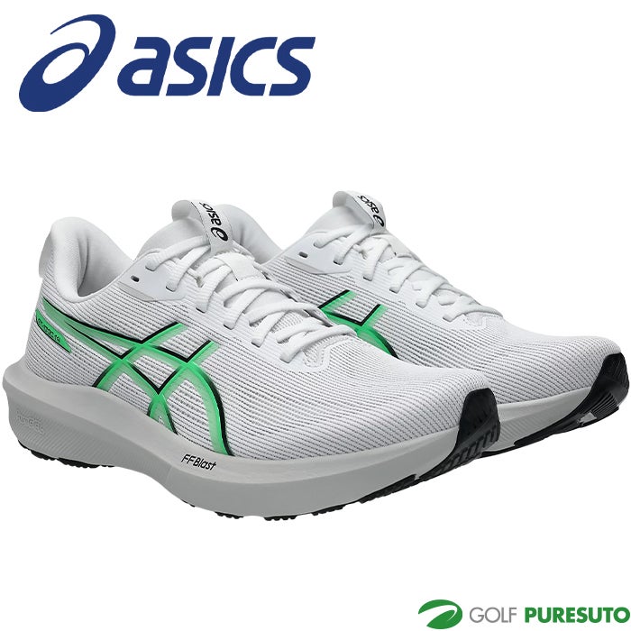 アシックス ランニングシューズ GT-1000 14 White／Vital Green
